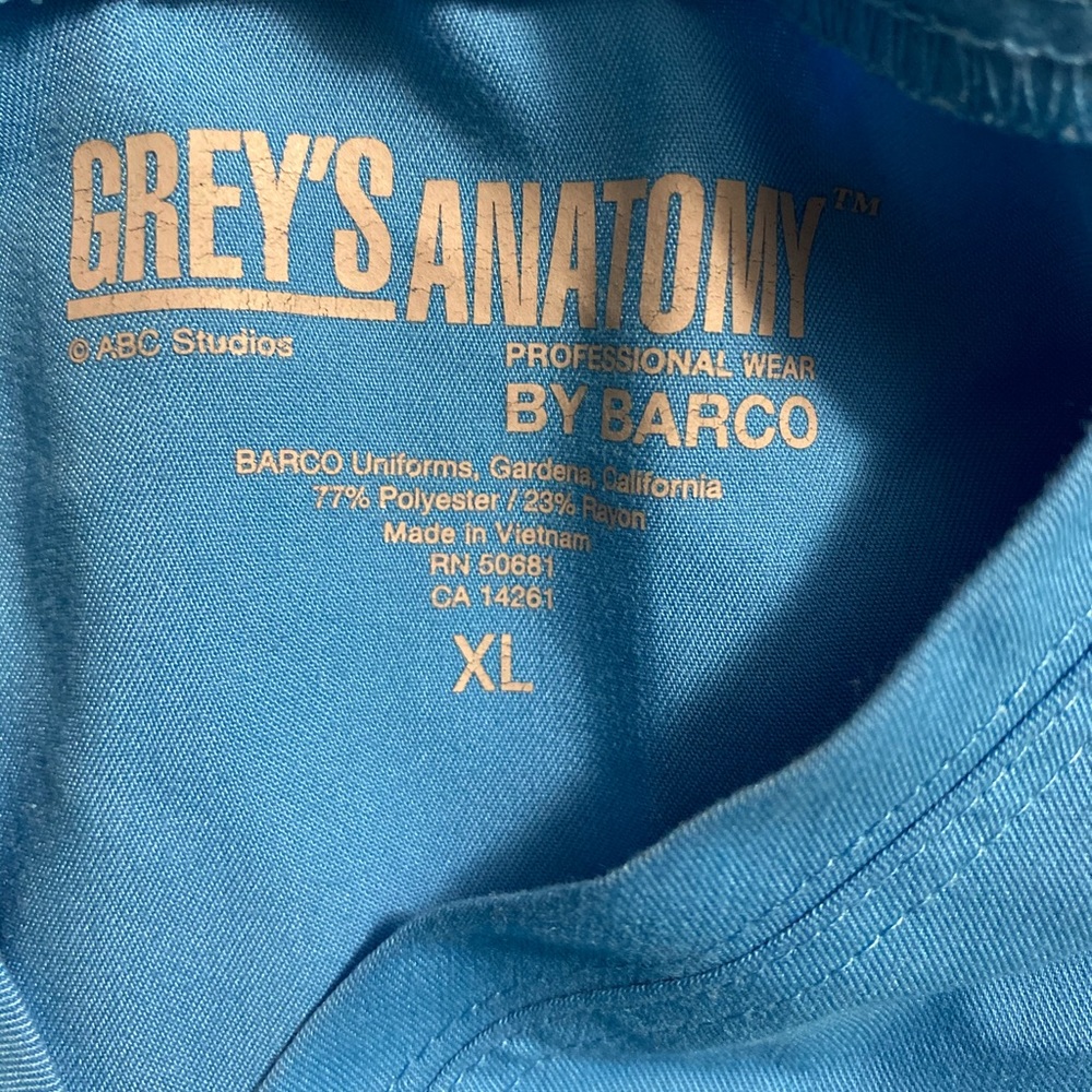 Greys Anatomy scrub set